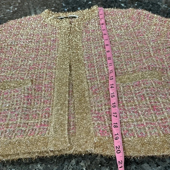 Zara CHECK KNITLurix CARDIGAN w - Picture 13 of 15